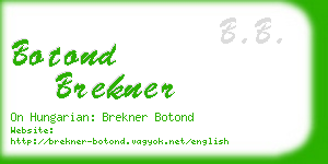 botond brekner business card